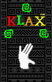 Klax title screen for Atari Lynx